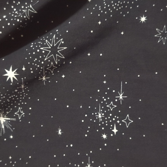 Topshop Kimono style galaxy top size 2 black + white - Picture 4 of 9